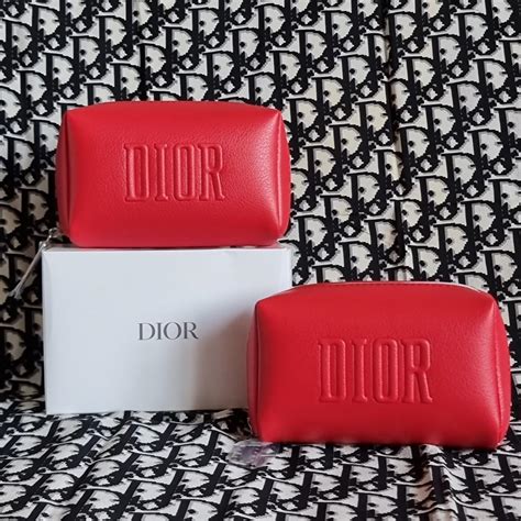 dior make up tasje rood|Handtassen .